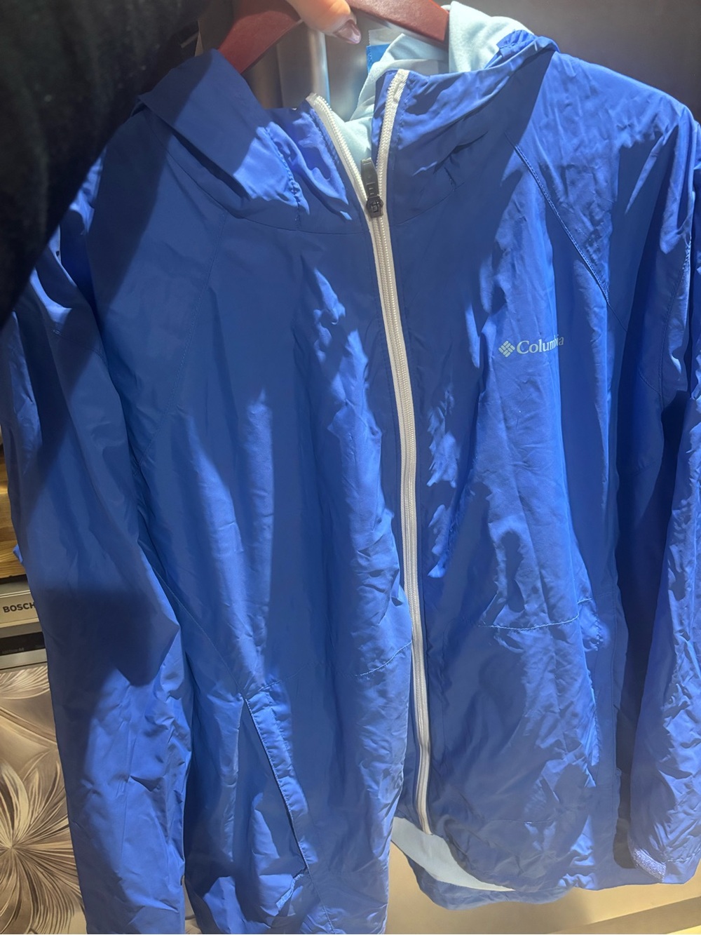 Columbia Men's Blue Lightweight Hooded Jacket